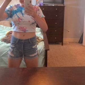 Tie dye crop top